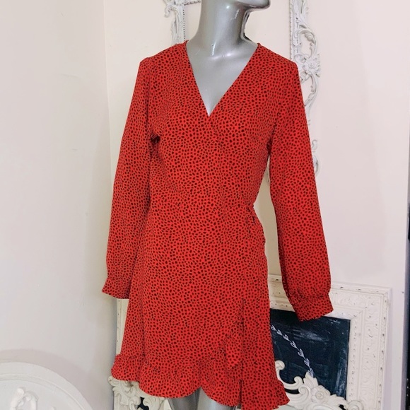 IVIVI Polka Dot Wrap Dress NWT - Picture 11 of 11